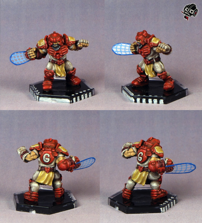 DreadBall: Nidavellir Flames - not the Midgard Delvers -  from Mantic Games painted by Neldoreth - An Hour of Wolves & Shattered Shields