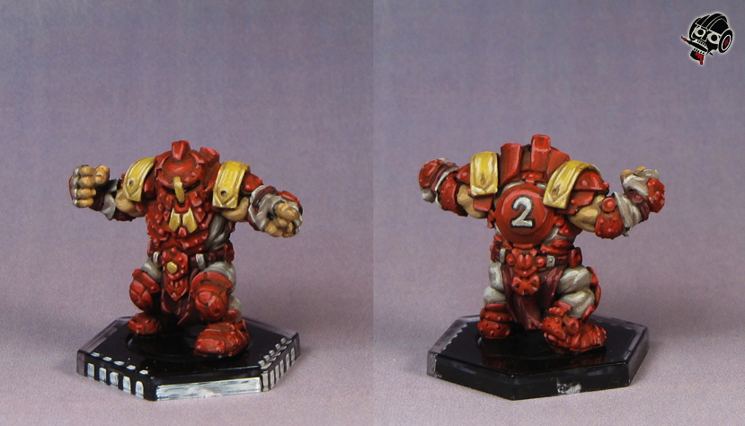 DreadBall: Nidavellir Flames - not the Midgard Delvers -  from Mantic Games painted by Neldoreth - An Hour of Wolves & Shattered Shields