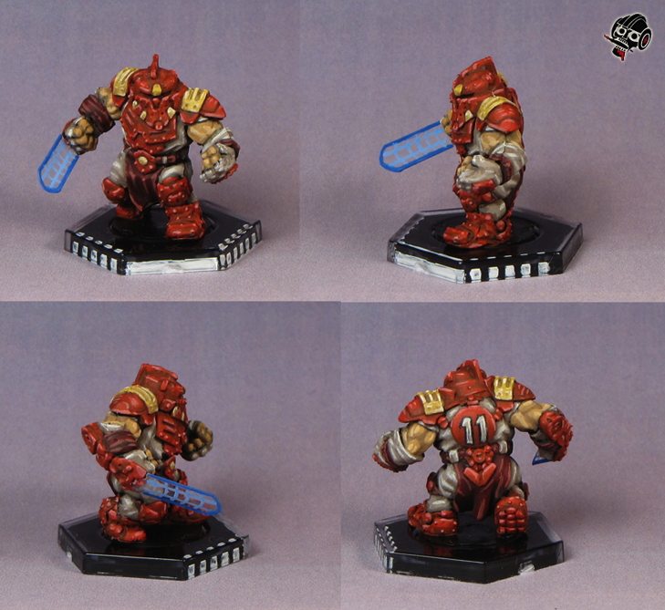 DreadBall: Nidavellir Flames - not the Midgard Delvers -  from Mantic Games painted by Neldoreth - An Hour of Wolves & Shattered Shields