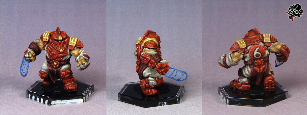 DreadBall: Nidavellir Flames - not the Midgard Delvers -  from Mantic Games painted by Neldoreth - An Hour of Wolves & Shattered Shields