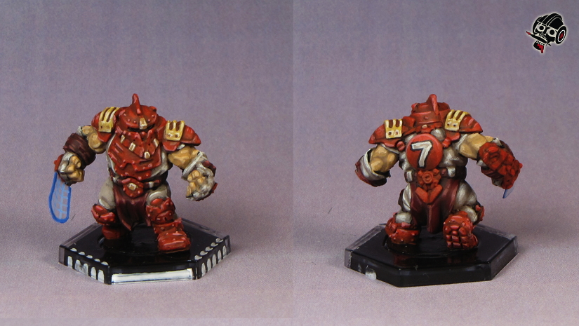 DreadBall: Nidavellir Flames - not the Midgard Delvers -  from Mantic Games painted by Neldoreth - An Hour of Wolves & Shattered Shields