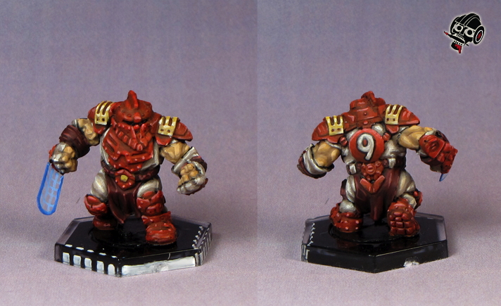 DreadBall: Nidavellir Flames - not the Midgard Delvers -  from Mantic Games painted by Neldoreth - An Hour of Wolves & Shattered Shields