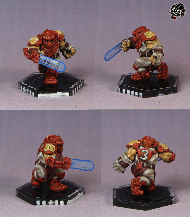 DreadBall: Nidavellir Flames - not the Midgard Delvers -  from Mantic Games painted by Neldoreth - An Hour of Wolves & Shattered Shields