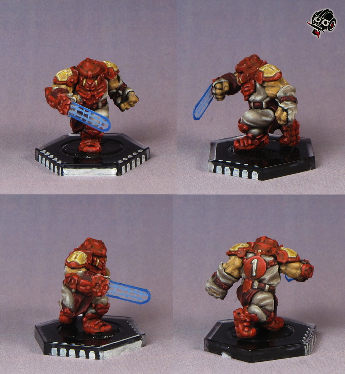 DreadBall: Nidavellir Flames - not the Midgard Delvers -  from Mantic Games painted by Neldoreth - An Hour of Wolves & Shattered Shields