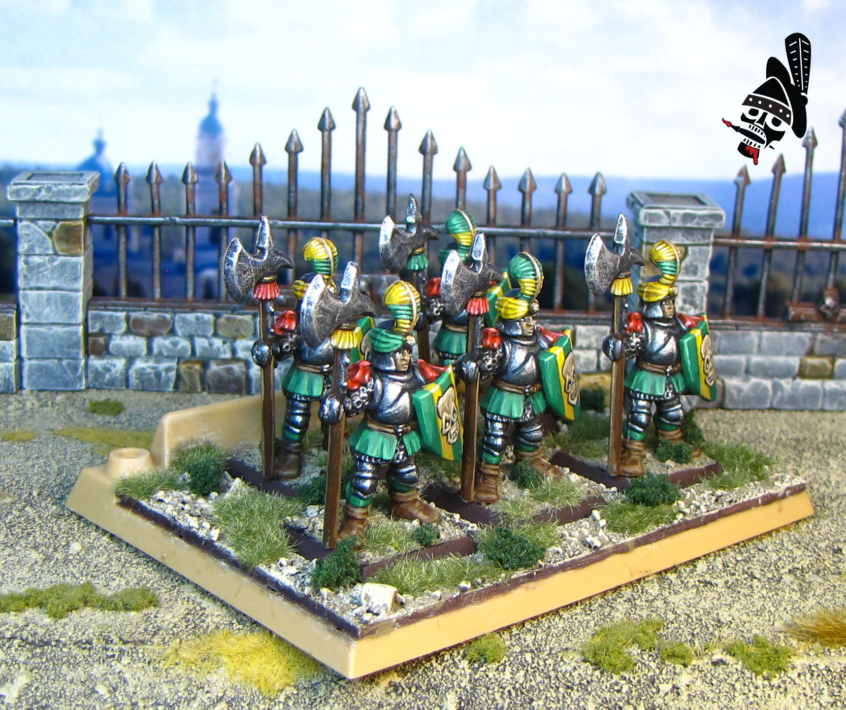 Battle Masters Halberdiers from Games Workshop painted by Neldoreth - An Hour of Wolves & Shattered Shields