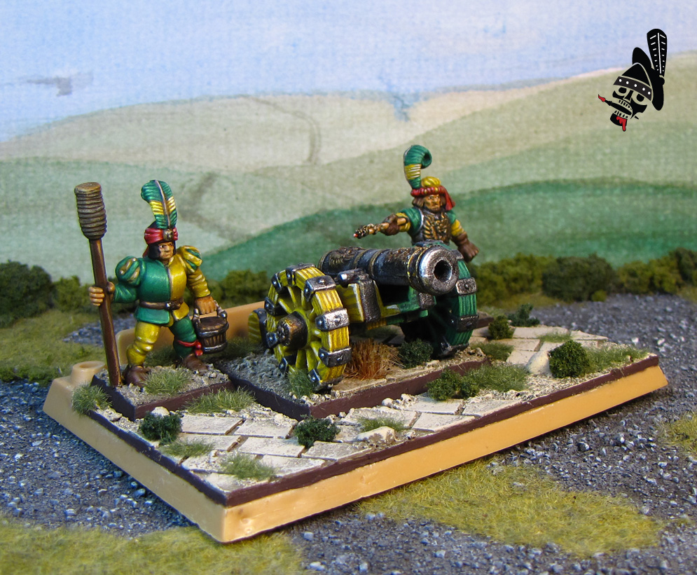 Battle Masters Empire Cannon from Milton Bradley and Games Workshop painted by Neldoreth - An Hour of Wolves & Shattered Shields