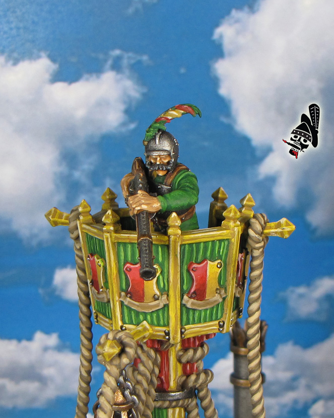 The Empire Steam Tank for Warhammer the Old World from Highlands Miniatures 3D Printed painted by Neldoreth - An Hour of Wolves & Shattered Shields