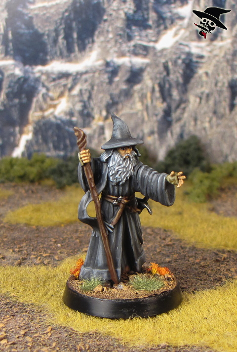 Gandalf the Gray from Games Workshop painted by Neldoreth - An Hour of Wolves & Shattered Shields