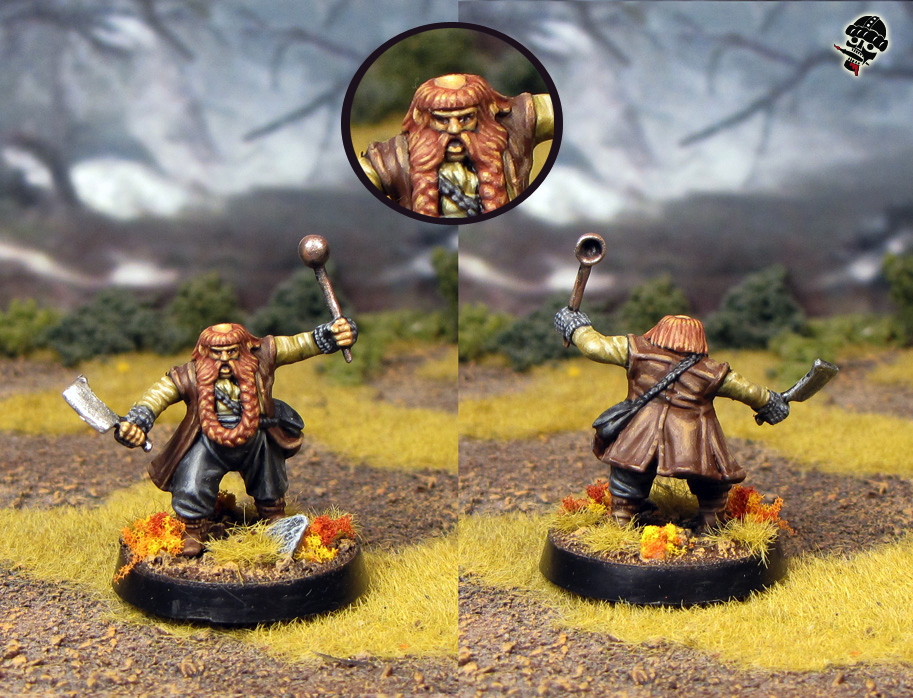Bombur from the Escape from Goblin Town bot set from Games Workshop painted by Neldoreth - An Hour of Wolves & Shattered Shields