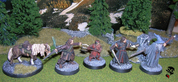 Heroes of Middle Earth from Games Workshop painted by Neldoreth - An Hour of Wolves & Shattered Shields