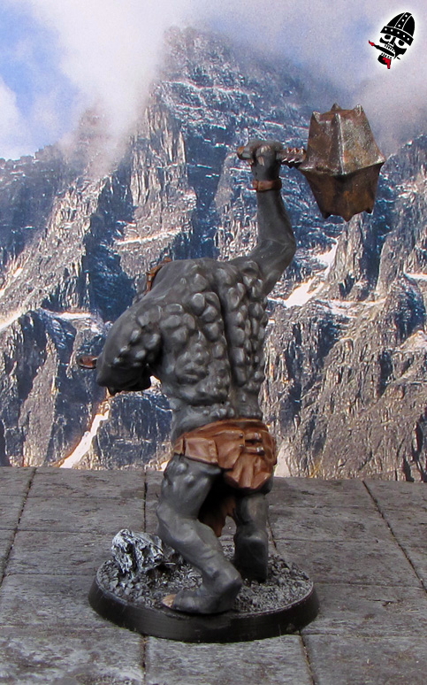 Plastic Cave Troll from Games Workshop painted by Neldoreth - An Hour of Wolves & Shattered Shields