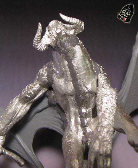 The Balrog of Morgoth as a work-in-progress from Games Workshop painted by Neldoreth - An Hour of Wolves & Shattered Shields