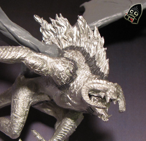 The Balrog of Morgoth as a work-in-progress from Games Workshop painted by Neldoreth - An Hour of Wolves & Shattered Shields