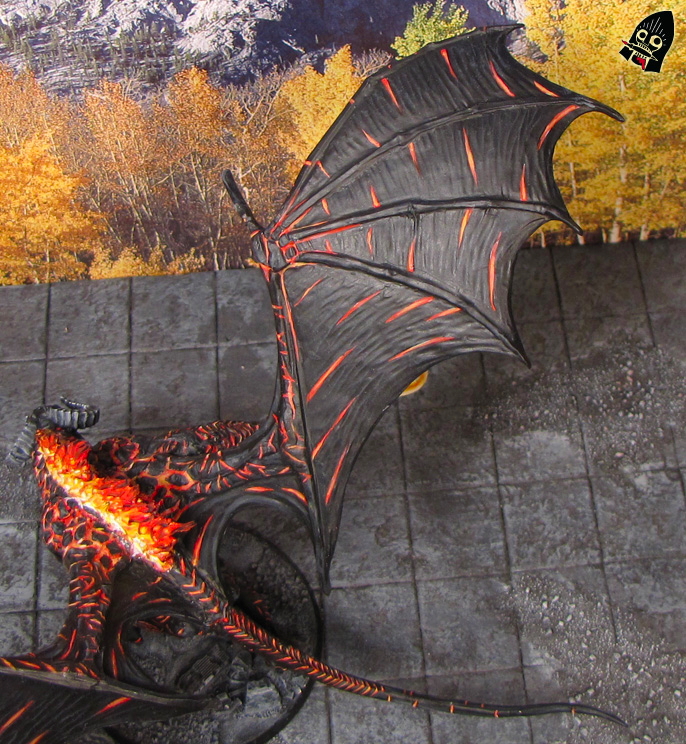 The Balrog of Morgoth from above from Games Workshop painted by Neldoreth - An Hour of Wolves & Shattered Shields