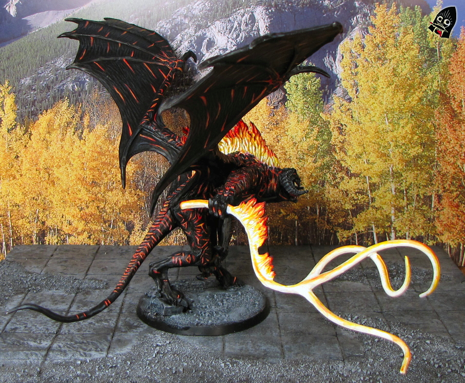 The Balrog of Morgoth side view from Games Workshop painted by Neldoreth - An Hour of Wolves & Shattered Shields