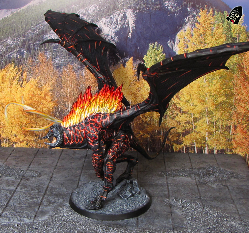 The Balrog of Morgoth another side view from Games Workshop painted by Neldoreth - An Hour of Wolves & Shattered Shields