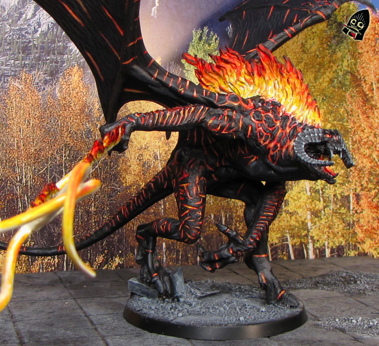The Balrog of Morgoth another side view. from Games Workshop painted by Neldoreth - An Hour of Wolves & Shattered Shields