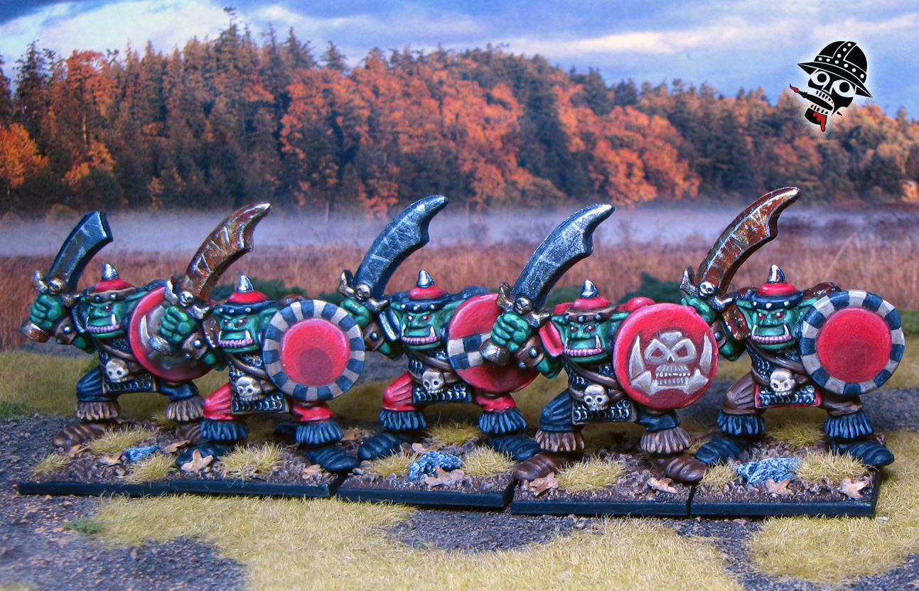 Battle Masters Ork Warriors for Warhammer Old World from Games Workshop painted by Neldoreth - An Hour of Wolves & Shattered Shields