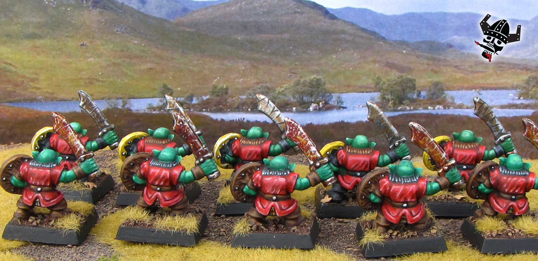 Battle Masters Goblin Warriors for Warhammer Old World from Games Workshop painted by Neldoreth - An Hour of Wolves & Shattered Shields