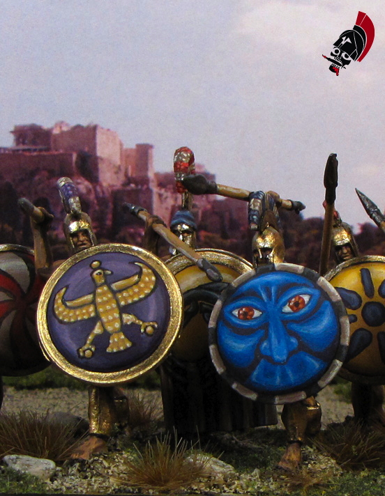 Ancient Greek from Immortal Miniatures painted by Neldoreth - An Hour of Wolves & Shattered Shields