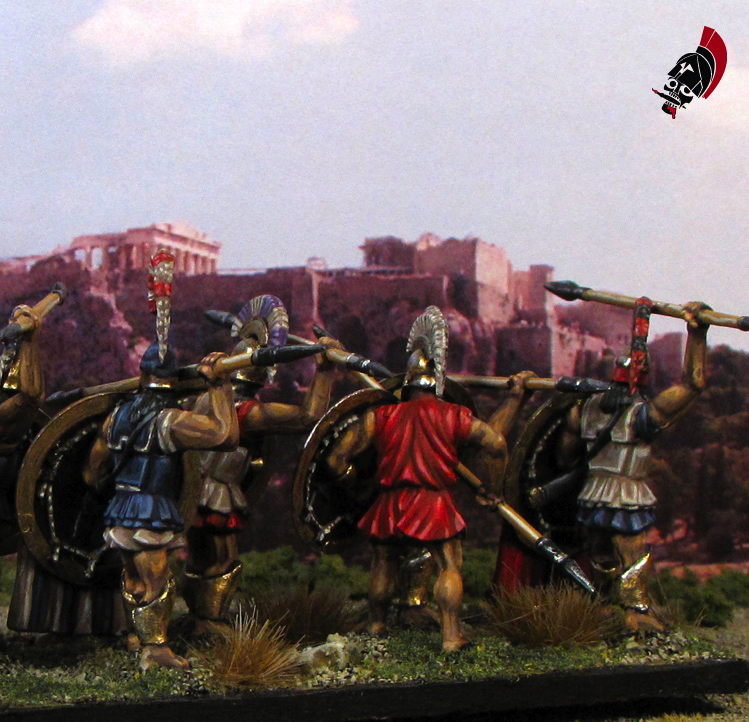 Ancient Greek from Immortal Miniatures painted by Neldoreth - An Hour of Wolves & Shattered Shields