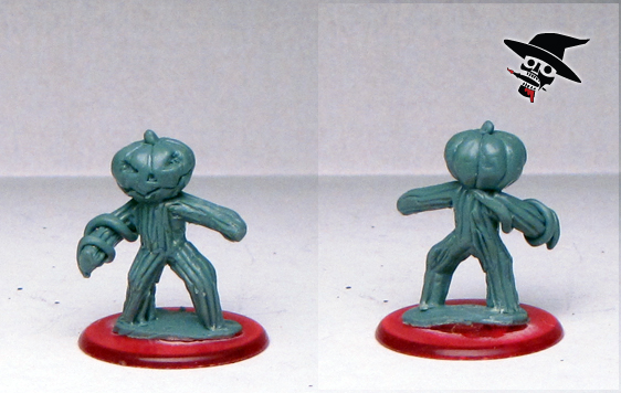 Jack-o-lantern construct figure sculpted by Neldoreth from  painted by Neldoreth - An Hour of Wolves & Shattered Shields