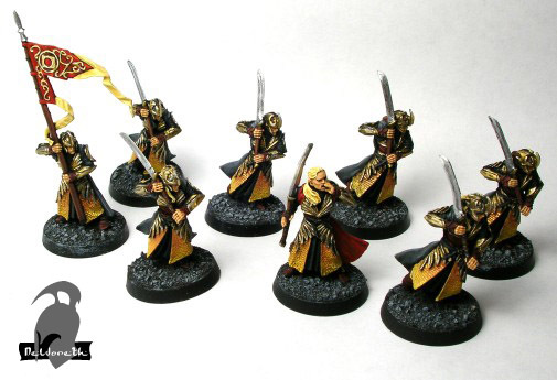The Elves of Lothlorien from  painted by Neldoreth - An Hour of Wolves & Shattered Shields
