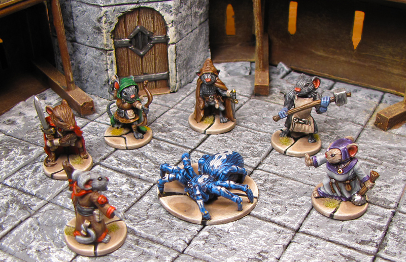 Week 1: Mice and Mystics from PLaid Hat Games painted by Neldoreth - An Hour of Wolves & Shattered Shields