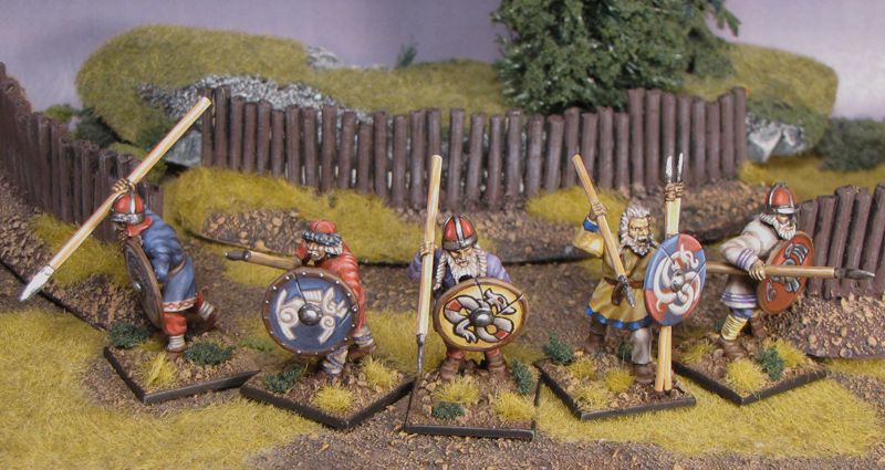 Week 2: Trygve and his Warband from Gripping Beast painted by Neldoreth - An Hour of Wolves & Shattered Shields