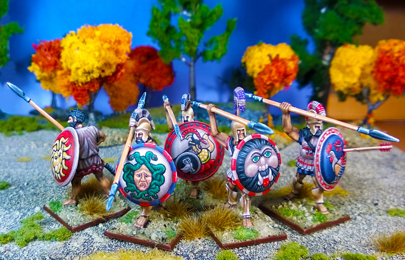 Week 5: Greek Mercenary Hoplites from Warlord Games painted by Neldoreth - An Hour of Wolves & Shattered Shields