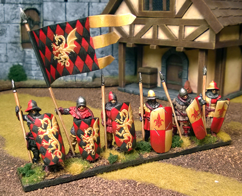 Week 8: Protect the Keep from Perry Miniatures painted by Neldoreth - An Hour of Wolves & Shattered Shields