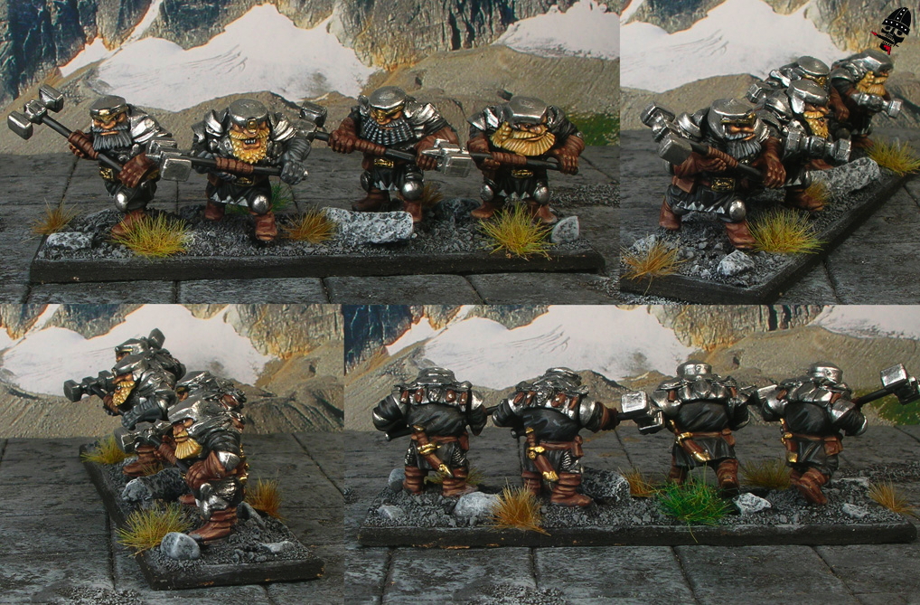 Dwarf Shieldbreakers - shield breakers from Mantic Games painted by Neldoreth - An Hour of Wolves & Shattered Shields