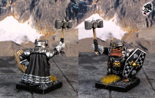 Dwarf King from Mantic Games painted by Neldoreth - An Hour of Wolves & Shattered Shields
