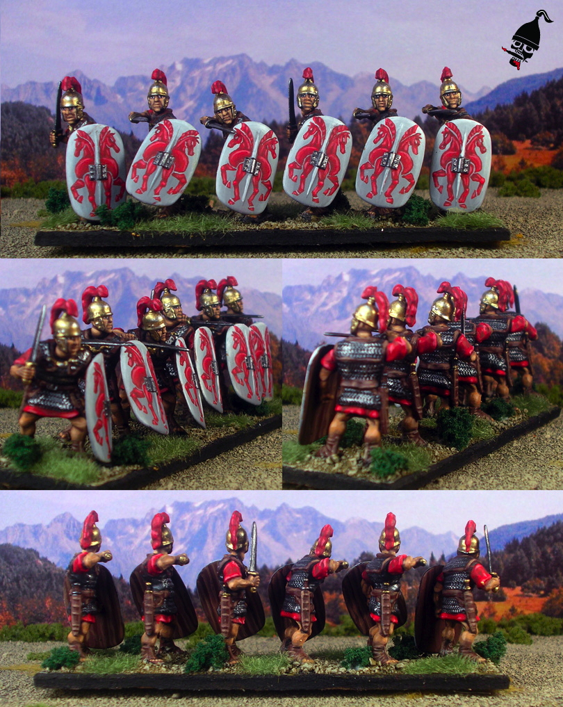 Late Republican Roman Legionaries from Wargames Factory painted by Neldoreth - An Hour of Wolves & Shattered Shields