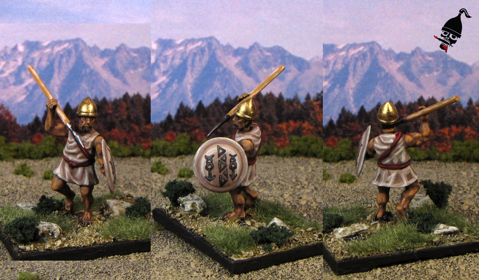Numidian Javelin man from Wargames Factory painted by Neldoreth - An Hour of Wolves & Shattered Shields
