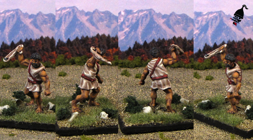 Numidian Slinger from Wargames Factory painted by Neldoreth - An Hour of Wolves & Shattered Shields