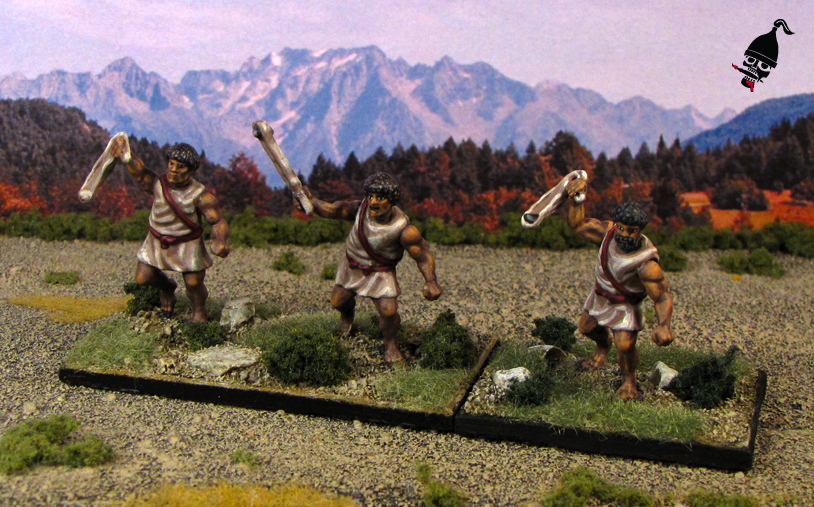 Numidian Slingers from Wargames Factory painted by Neldoreth - An Hour of Wolves & Shattered Shields