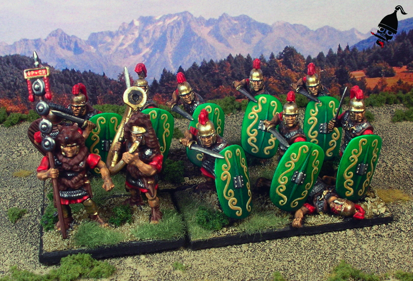 Roman Legionary Cohort from Wargames Factory painted by Neldoreth - An Hour of Wolves & Shattered Shields
