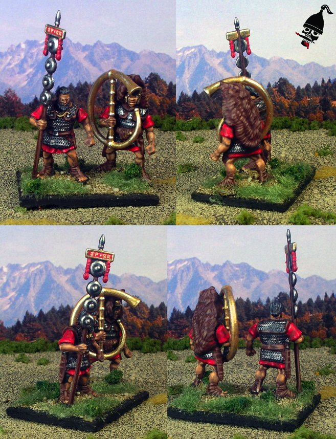 Roman Cornicen and Signifer from Wargames Factory painted by Neldoreth - An Hour of Wolves & Shattered Shields