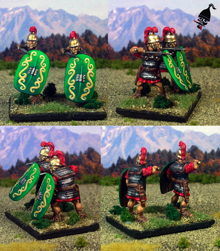 Roman Legionaries from Wargames Factory painted by Neldoreth - An Hour of Wolves & Shattered Shields