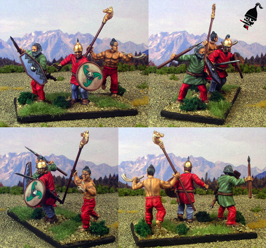 Ancient German Warriors from Wargames Factory painted by Neldoreth - An Hour of Wolves & Shattered Shields