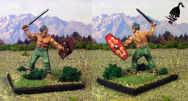 Ancient German Warrior from Wargames Factory painted by Neldoreth - An Hour of Wolves & Shattered Shields