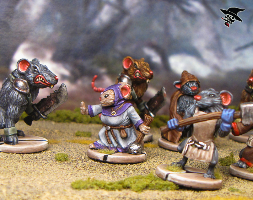 Mice & Mystics The Mice Attacked from Plaid Hat Games painted by Neldoreth - An Hour of Wolves & Shattered Shields