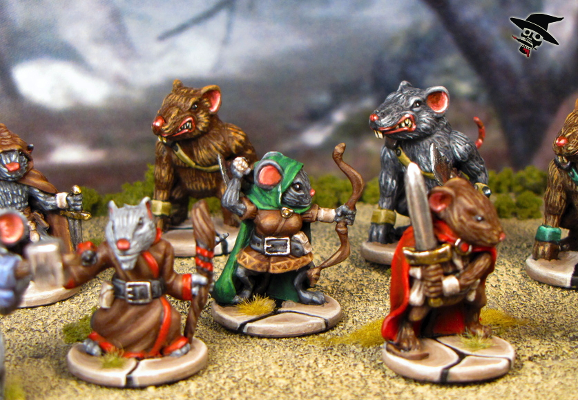 Mice & Mystics The Mice Attacked from Plaid Hat Games painted by Neldoreth - An Hour of Wolves & Shattered Shields