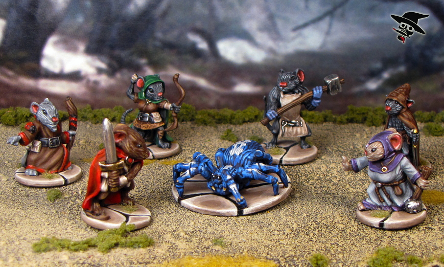 Mice & Mystics The Mice Attacked from Plaid Hat Games painted by Neldoreth - An Hour of Wolves & Shattered Shields