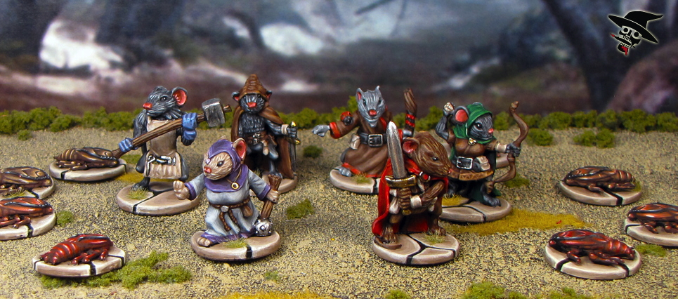 Mice & Mystics The Mice Attacked from Plaid Hat Games painted by Neldoreth - An Hour of Wolves & Shattered Shields