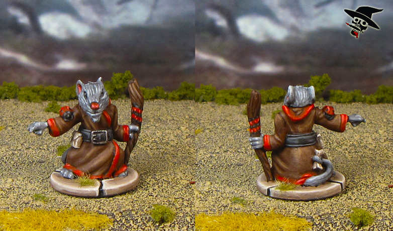 Mice & Mystics Maginos the Mage from Plaid Hat Games painted by Neldoreth - An Hour of Wolves & Shattered Shields