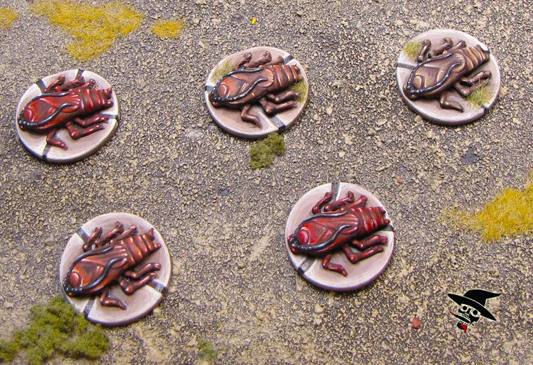 Mice & Mystics roaches from Plaid Hat Games painted by Neldoreth - An Hour of Wolves & Shattered Shields