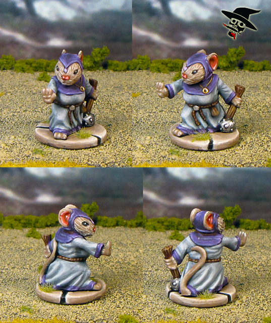 Mice & Mystics Tilda The Cleric from Plaid Hat Games painted by Neldoreth - An Hour of Wolves & Shattered Shields