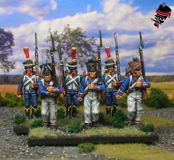 French Line or Light Infantry from Perry Miniatures and HaT Industries painted by Neldoreth - An Hour of Wolves & Shattered Shields French Line or Light Infantry from Perry Miniatures and HaT Industries painted by Neldoreth - An Hour of Wolves & Shattered Shields